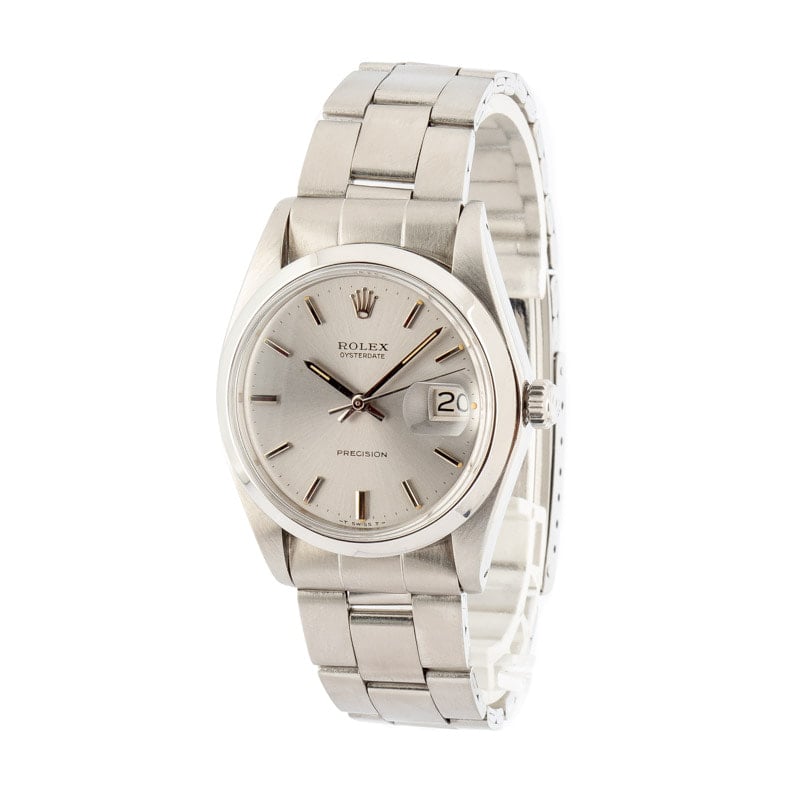 Rolex Oyster Date 6694 Silver Dial