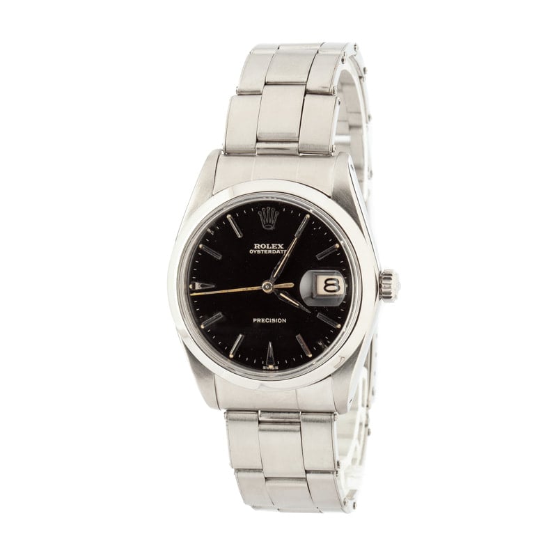 Pre-Owned Rolex Oysterdate 6694 Stainless Steel