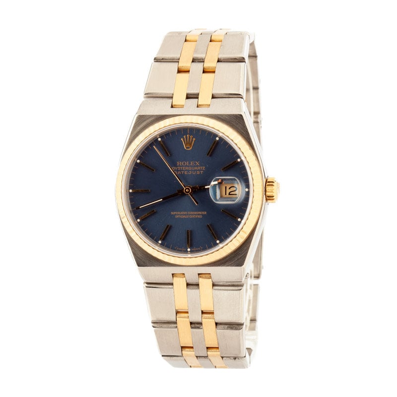 Rolex Datejust OysterQuartz Ref 17013 Two Tone