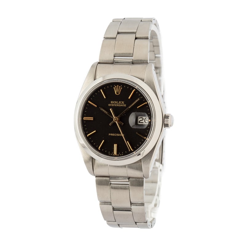 Pre-Owned Rolex Oysterdate 6694 Stainless Steel