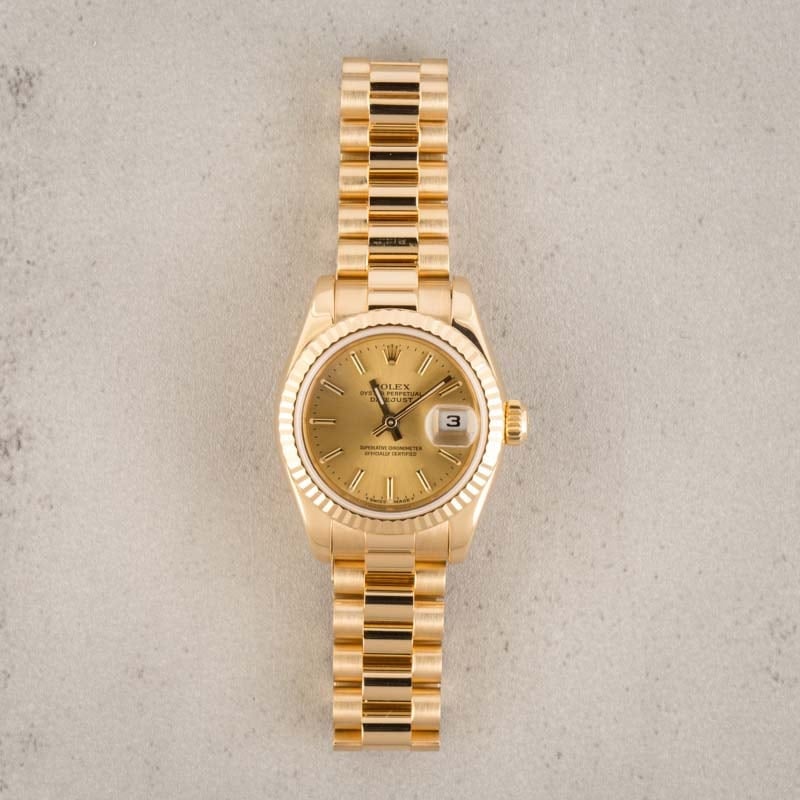 Rolex Ladies President 179178 Champagne