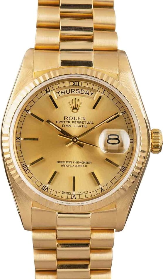 Buy Rolex President 18038 Bob's Watches - Sku: