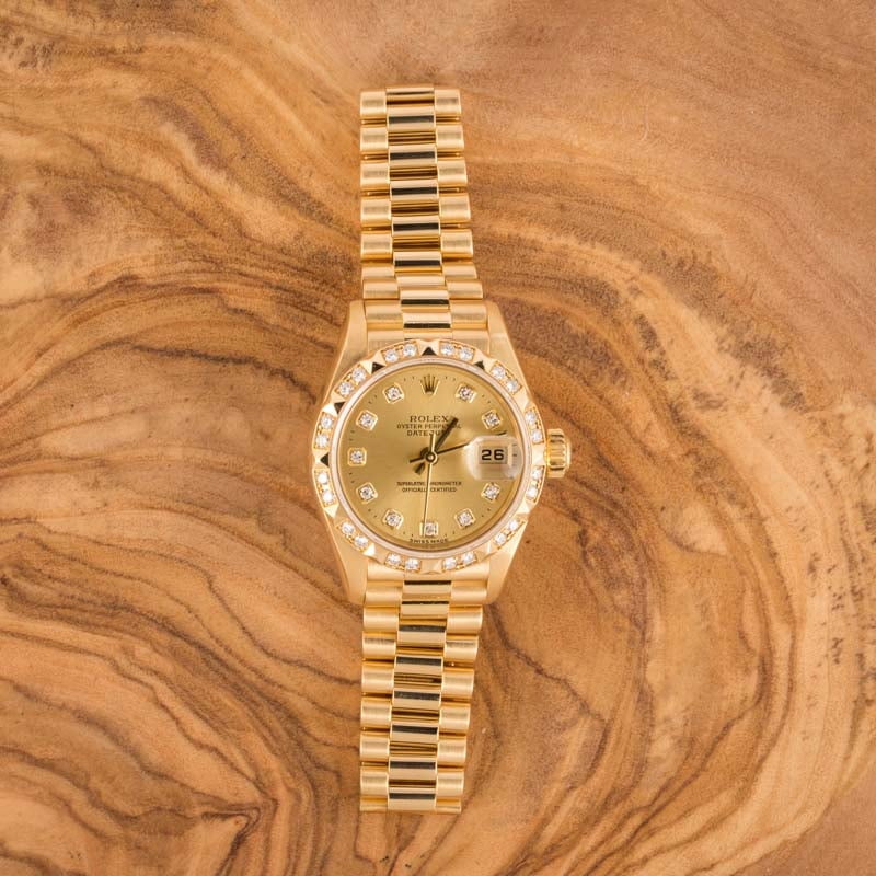 Ladies Rolex President 79258 Diamond