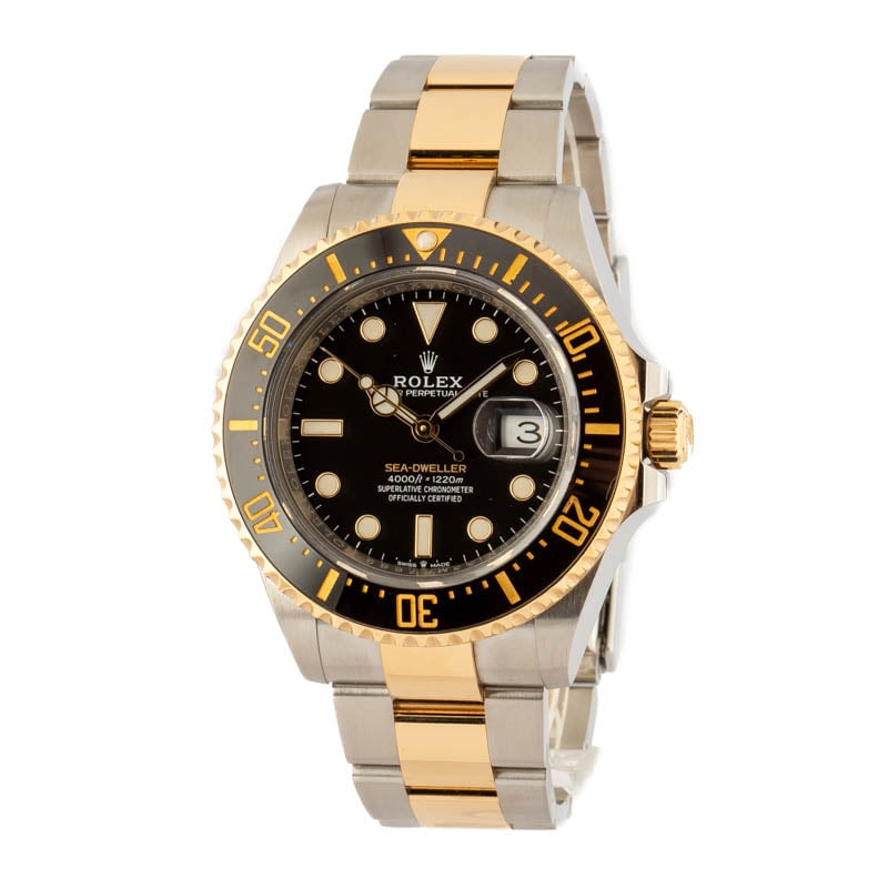 Pre-Owned Rolex Sea-Dweller 126603 Two-Tone