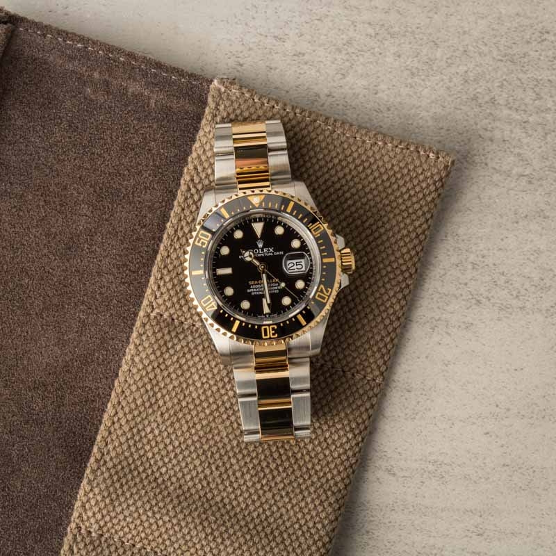 Rolex Two Tone Sea-Dweller 126603 Ceramic Bezel