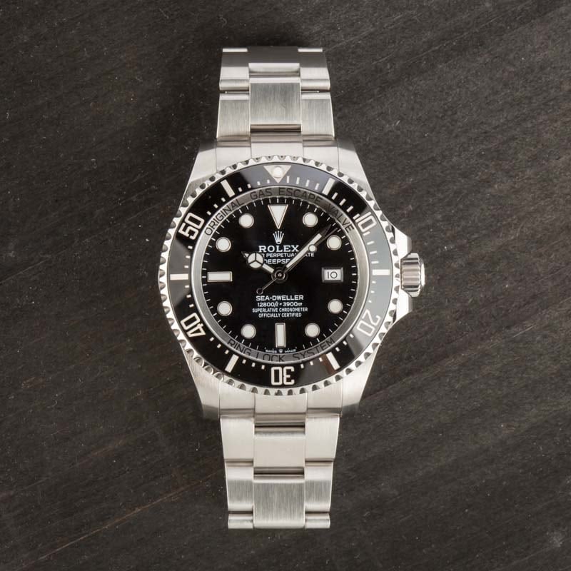 Used Rolex Sea-Dweller 126660 Black Dial