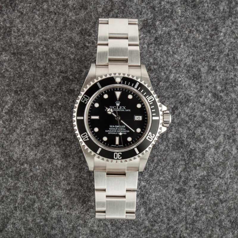 Mens Rolex Sea-Dweller Black 16600