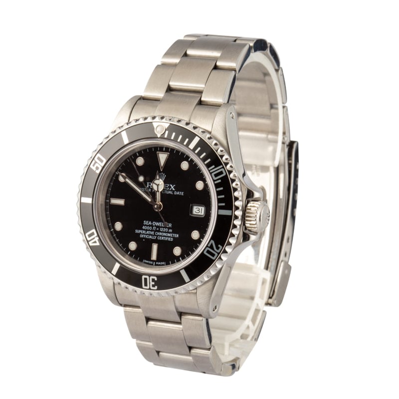 Mens Rolex Sea-Dweller 16600 Black