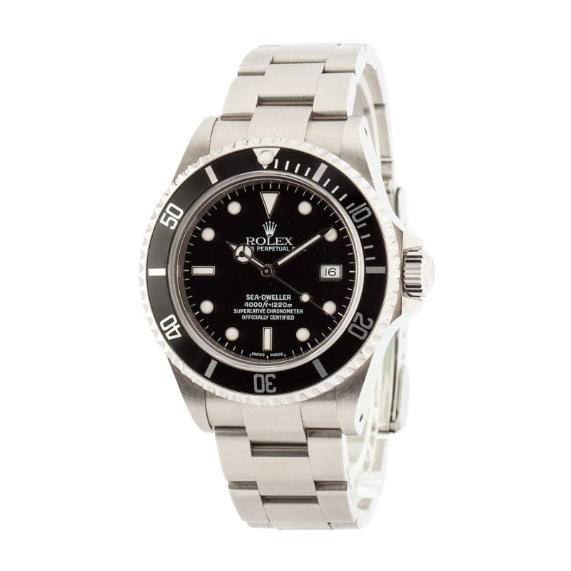 Mens Rolex Sea-Dweller Black 16600