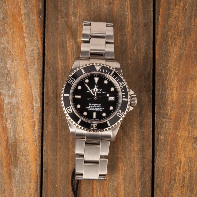PreOwned Rolex Sea-Dweller 16600 Steel Oyster