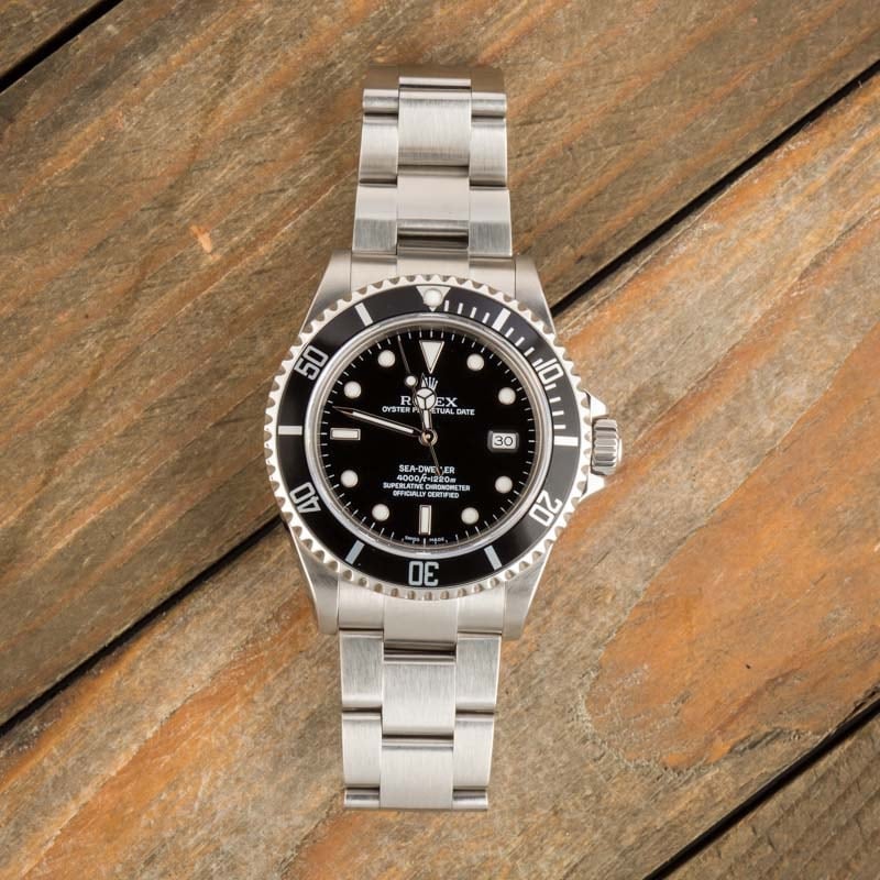 Mens Rolex Sea-Dweller Black 16600