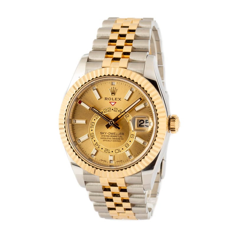 Rolex Sky-Dweller 326933 Oystersteel & 18k Yellow Gold