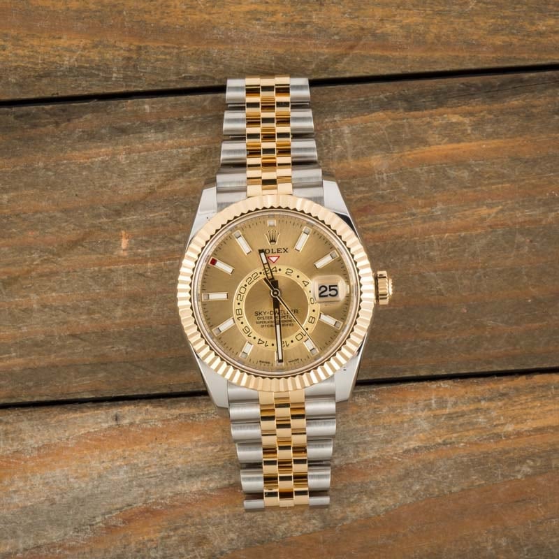 Rolex Sky-Dweller 326933 Oystersteel & 18k Yellow Gold