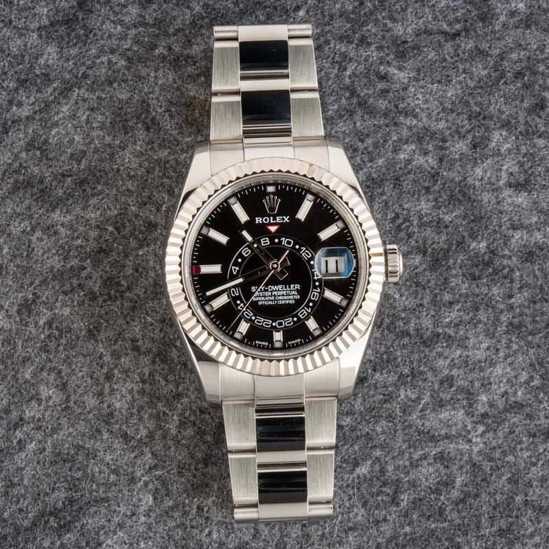 Rolex Sky-Dweller 326934 Black Luminous Dial