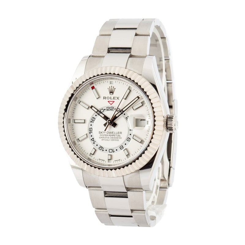 PreOwned Rolex Sky-Dweller 326934 White Dial