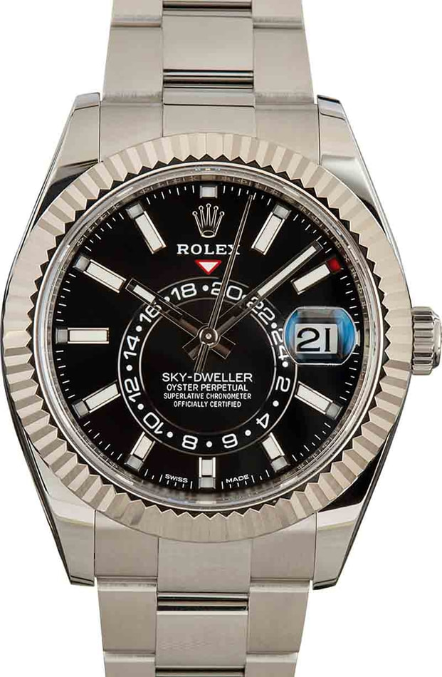 Rolex sky dweller black hotsell dial price