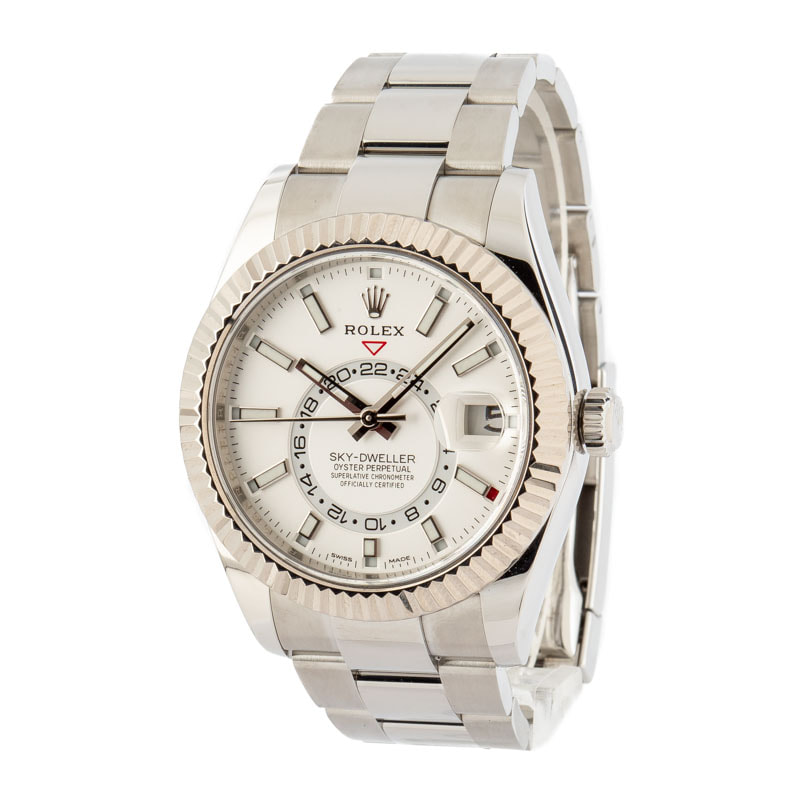 Rolex Sky-Dweller 326934 White Luminous Dial