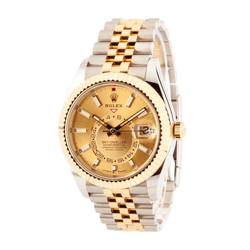 Rolex Sky-Dweller 336933 Stainless Steel & 18k Yellow Gold