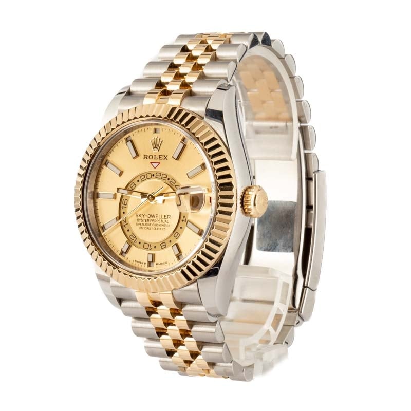 Rolex Sky-Dweller 336933 Stainless Steel & 18k Yellow Gold