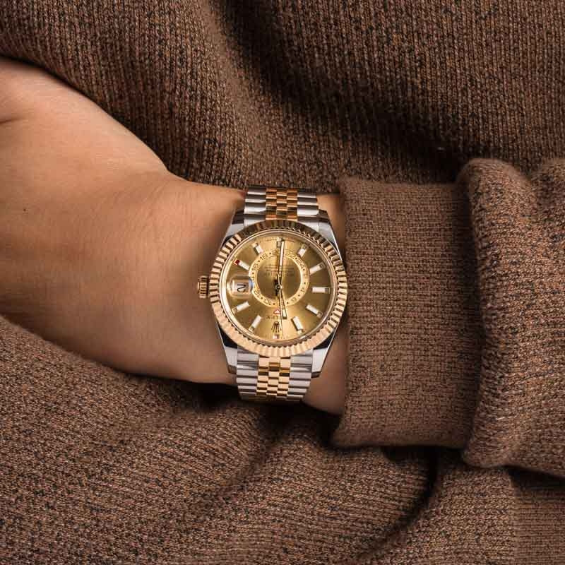 Rolex Sky-Dweller 336933 Stainless Steel & 18k Yellow Gold