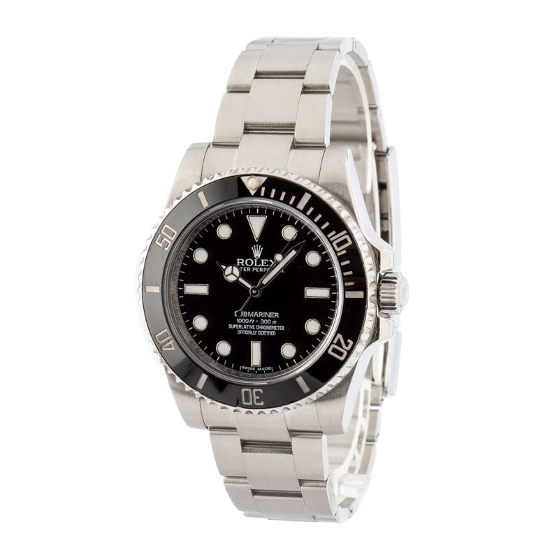 Rolex Submariner 114060 Ceramic No Date