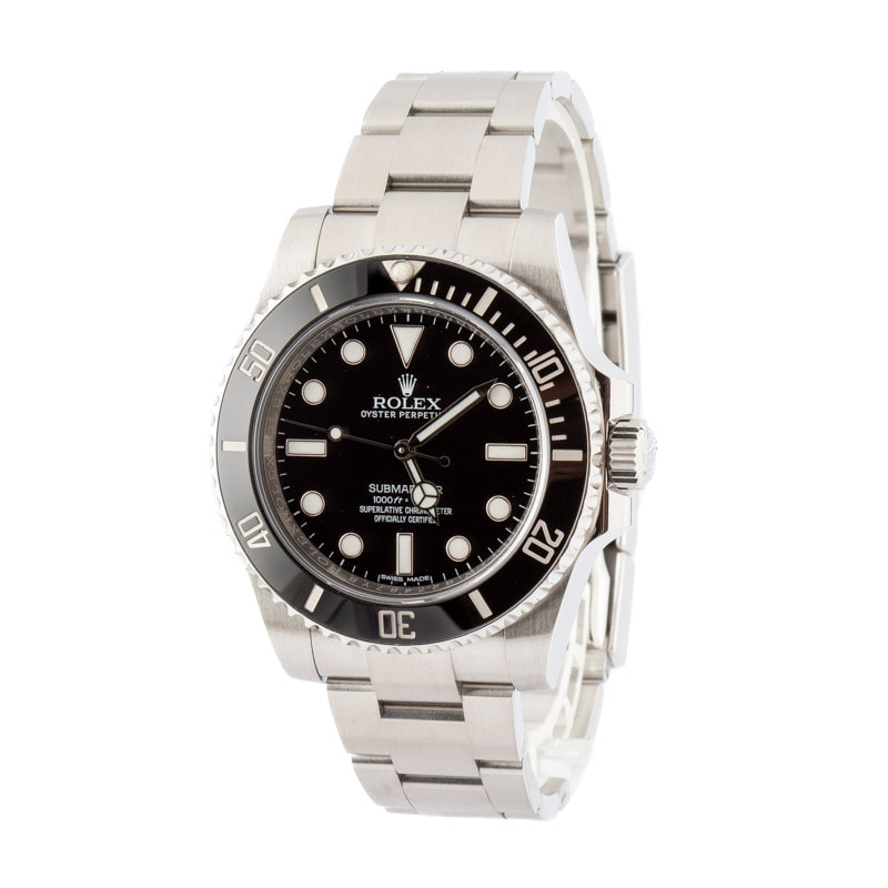 Pre-Owned Rolex Submariner 114060 Stainless Steel