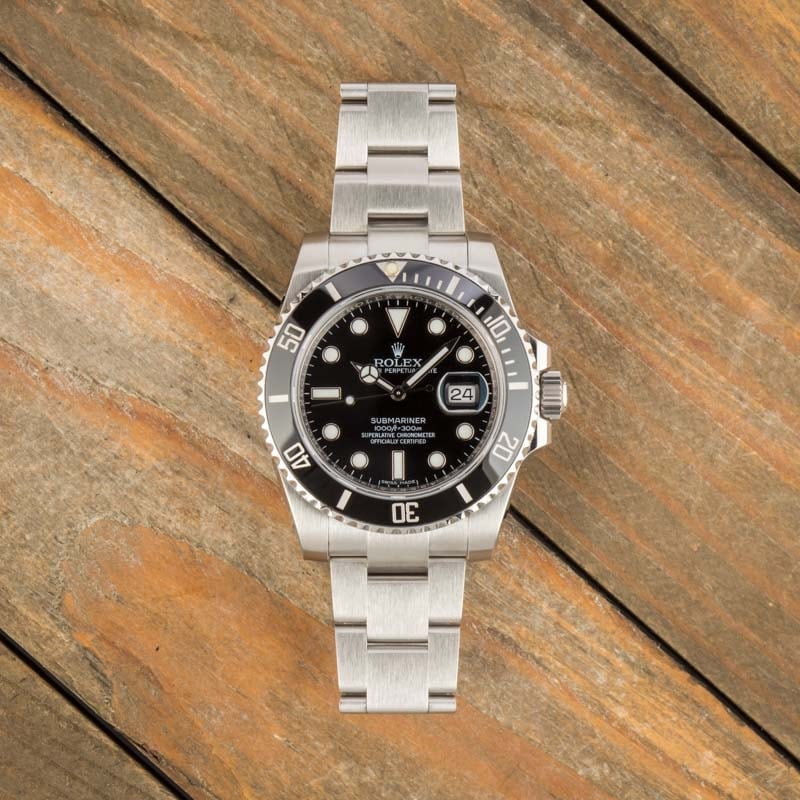 Pre-Owned Rolex Submariner 116610 Stainless Steel