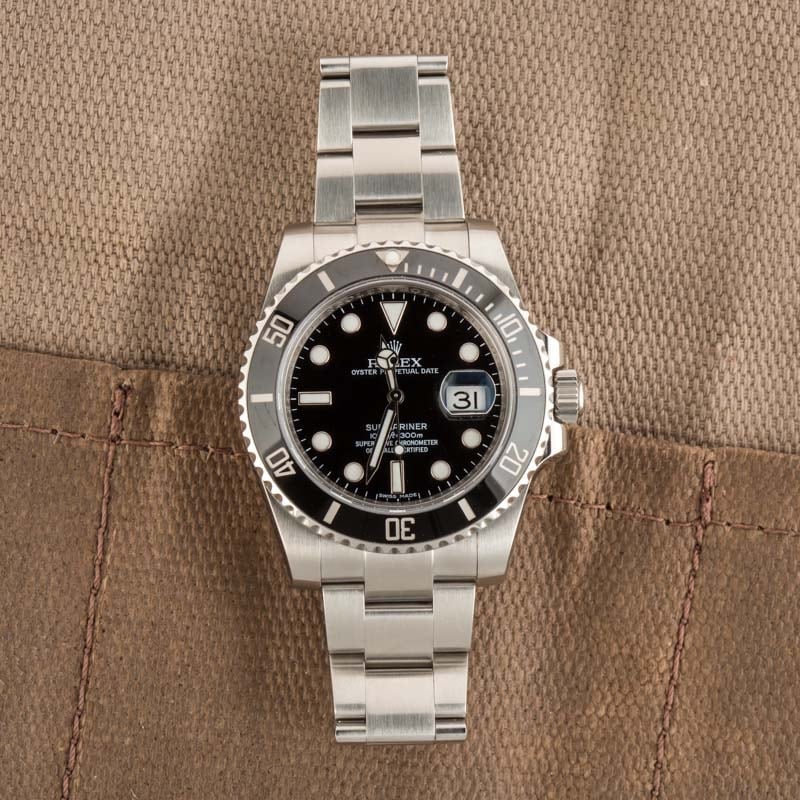 Pre-Owned Rolex Submariner 116610 Stainless Steel