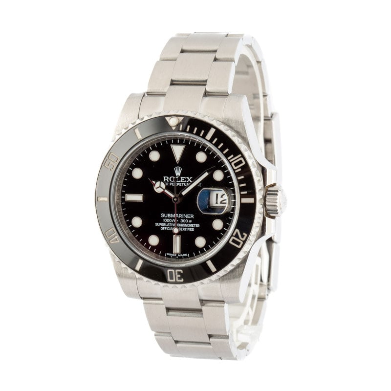 Used Rolex Submariner 116610 Black Dial