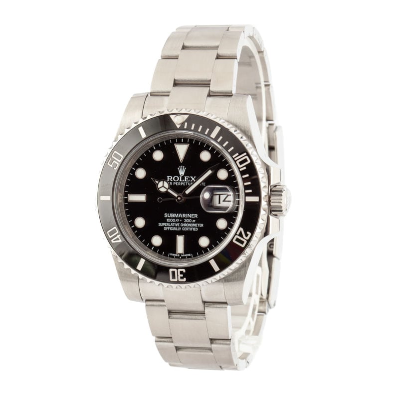 Used Rolex Submariner 116610 Black Dial