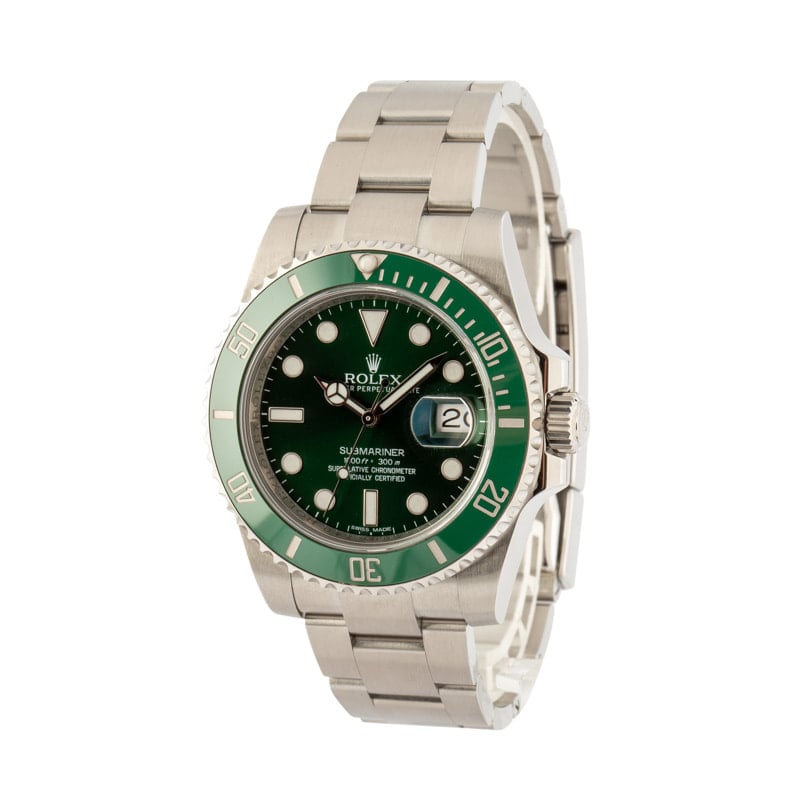 Rolex Submariner 116610LV Green Ceramic 'Hulk' Bezel