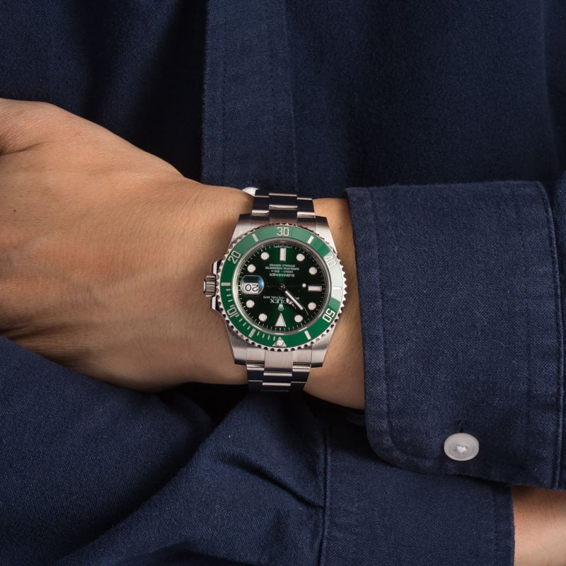 Rolex Submariner 116610LV Green Ceramic 'Hulk' Bezel