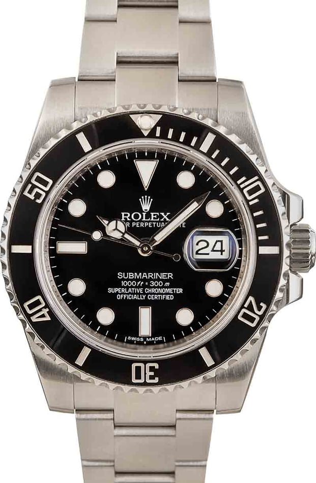 Mens Rolex Submariner - Black Date Dial Watch - 116610LN - 2016