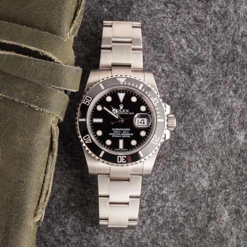 Used Rolex Submariner 116610 Black Dial