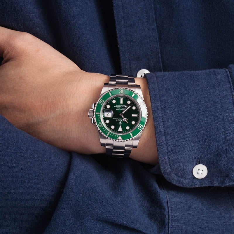 Rolex Submariner Ref 116610LV Green Hulk