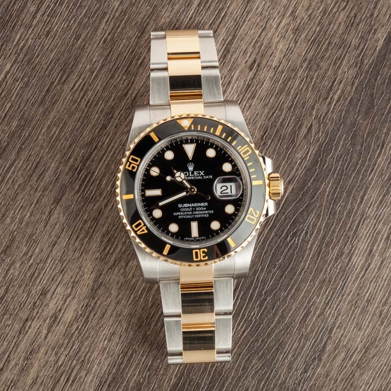 Rolex Submariner 116613 Two-Tone Black