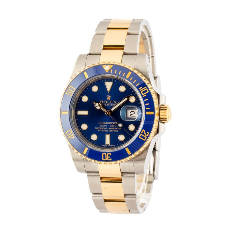 Rolex Submariner 116613 Blue Ceramic Bezel