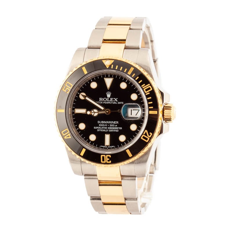 Rolex Submariner 116613 Black Cerachrom Bezel