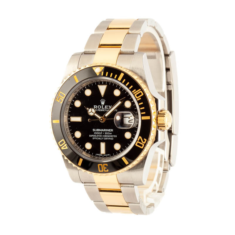 Rolex Submariner 116613 Two-Tone Black