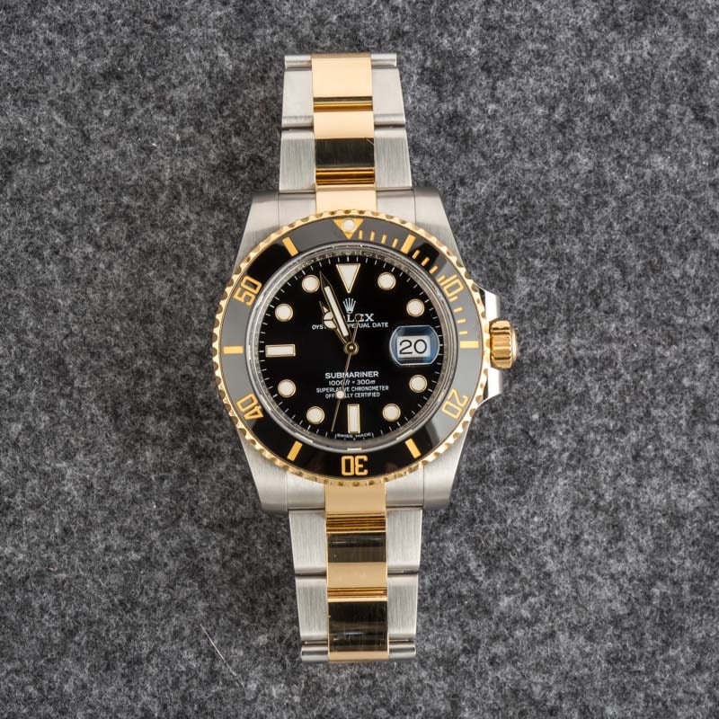 Men's Rolex Submariner 116613 Black Dial