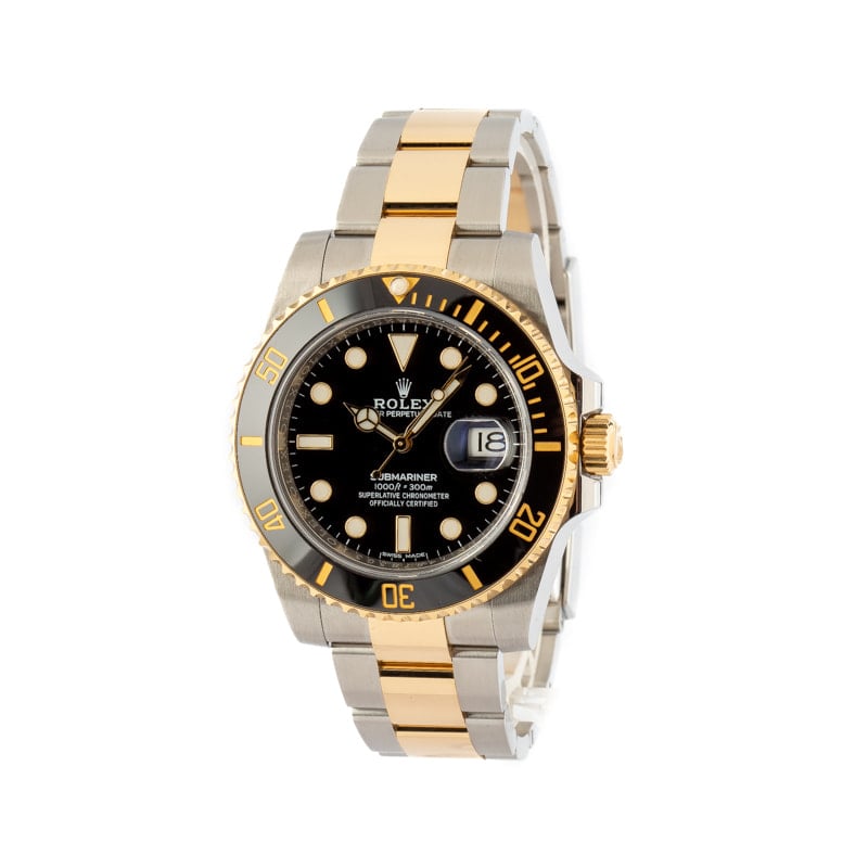 Rolex Submariner 116613 Black Cerachrom Bezel