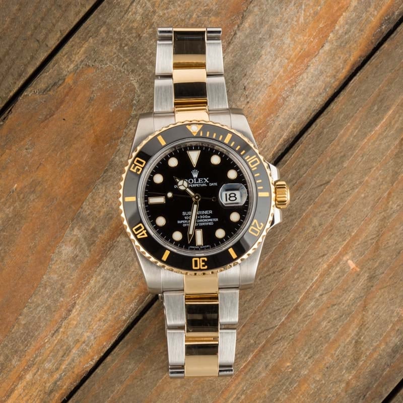 Rolex Submariner 116613 Black Ceramic Bezel