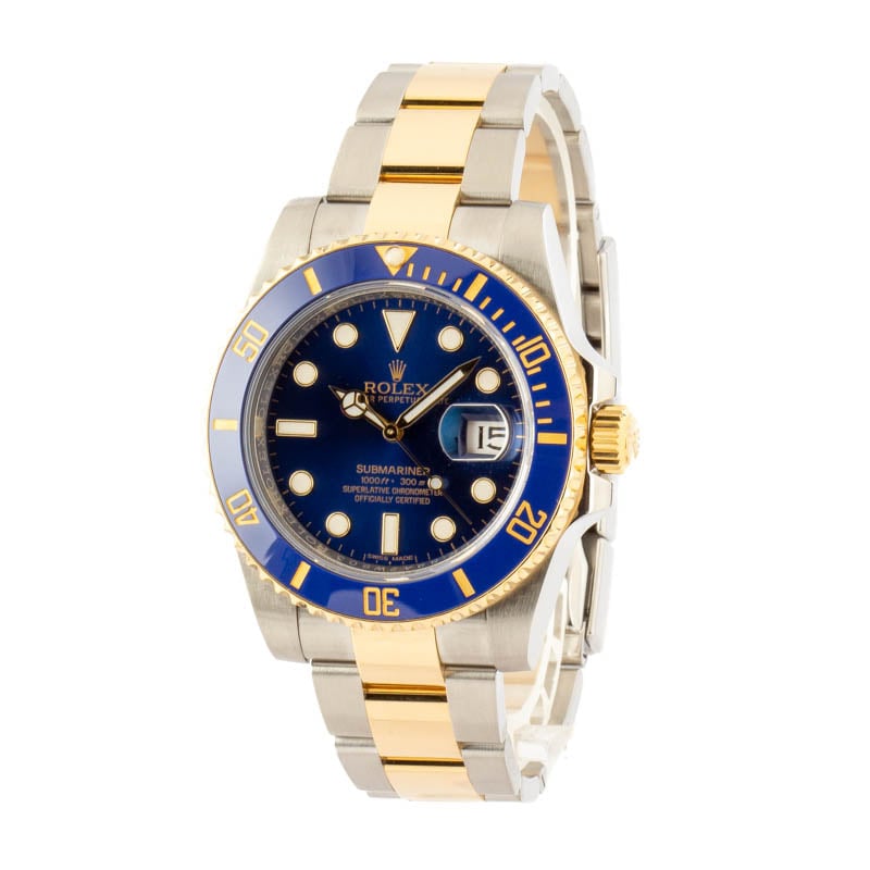 Rolex Submariner 116613 Blue Ceramic Bezel