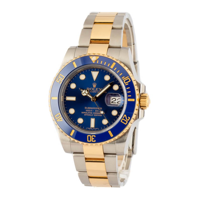 Rolex Ceramic Submariner 116613 Blue Dial