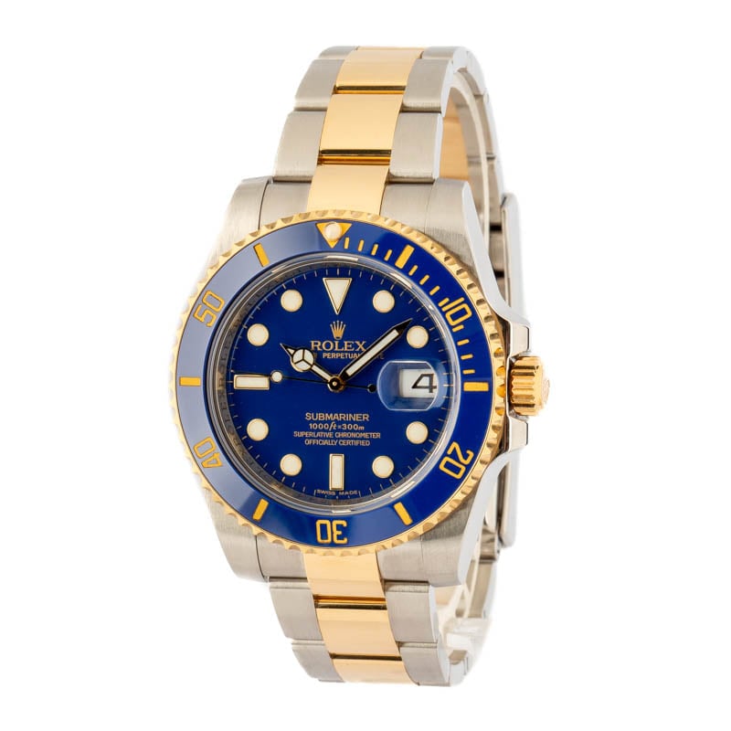 Rolex Submariner 116613 Matte Blue Dial