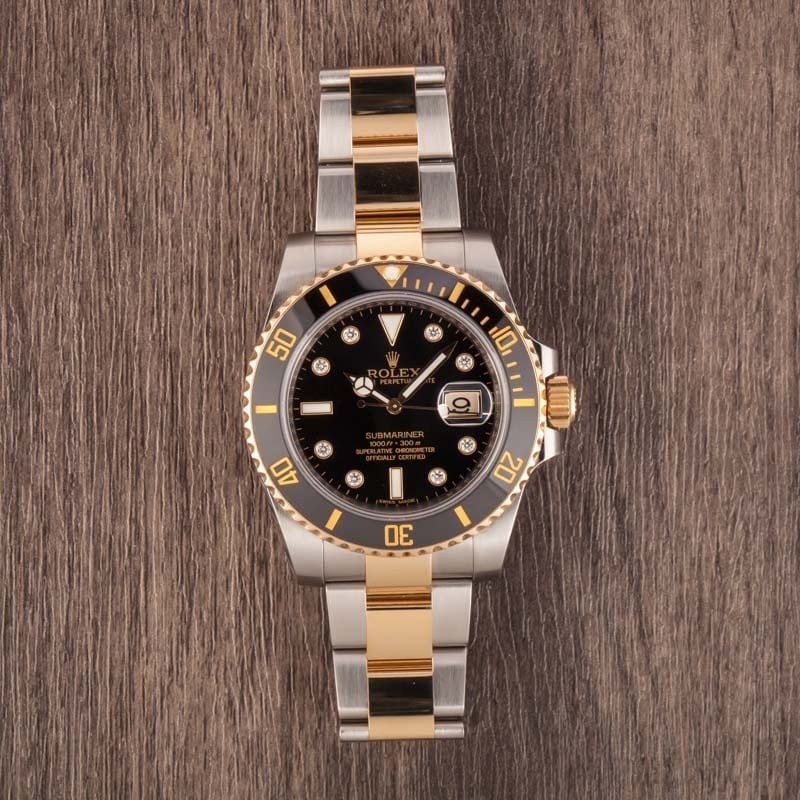 Rolex Submariner 116613 Diamond Dial