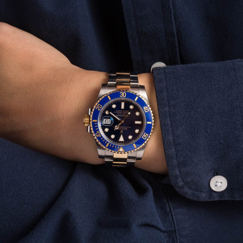 Used Rolex Submariner 116613 Blue Ceramic Bezel