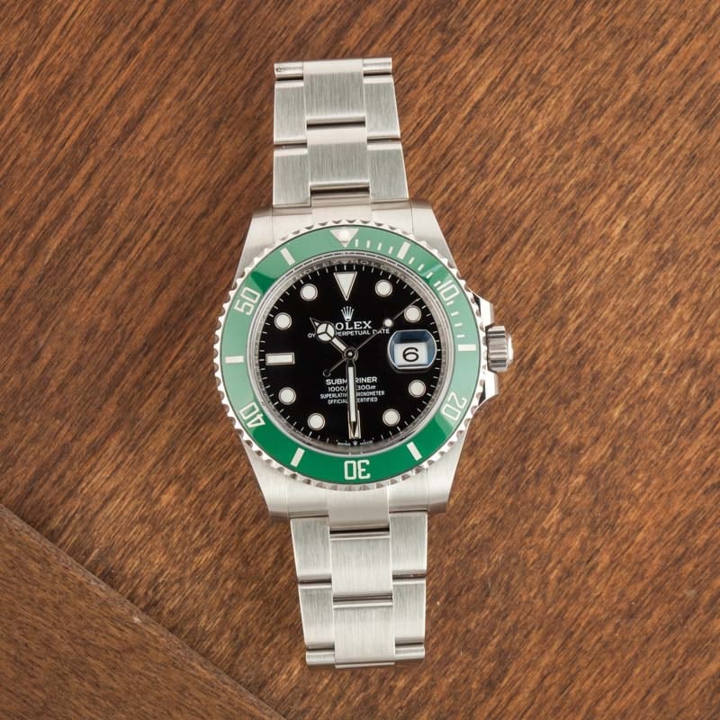 Rolex Submariner ref 126610LV Starbucks