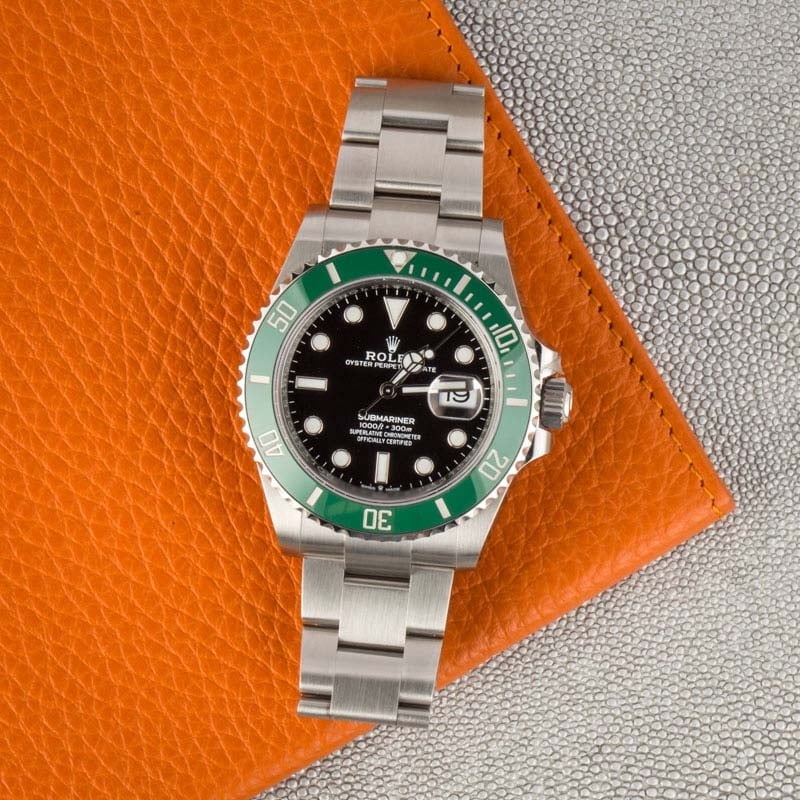 Rolex Submariner 126610LV Stainless Steel Black Dial & Green Ceramic Bezel  Oyster Bracelet Watch - Luxury Watches USA