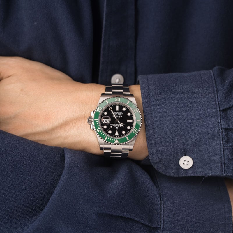 Rolex Submariner Date 126610lv Green Ceramic